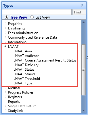 LNAAT reference data