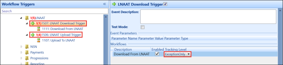 Tracking Level field