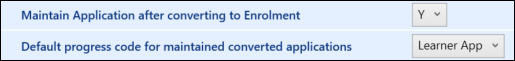 Application Institution Settings