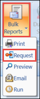 Request Bulk Reports Button