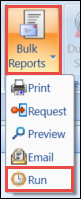 Run Bulk Reports Button