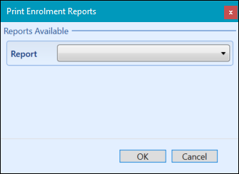 Print Enrolment Reports Button