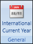 International Current Year button