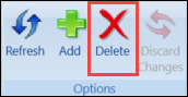 Delete button