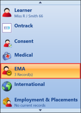 EMA tab