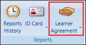 Learner Agreement button