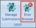 Error Browser button