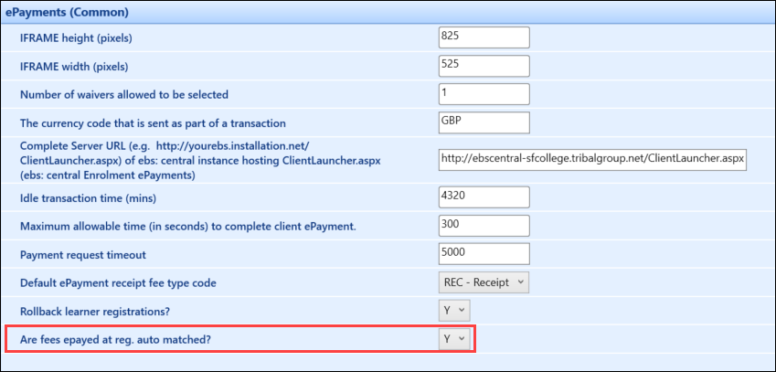 Are fees at reg auto matched reference data