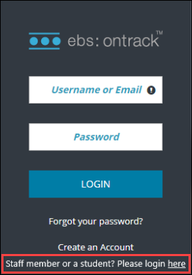 Alternative login message