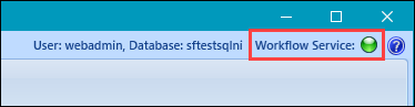 Workflow Service indicator