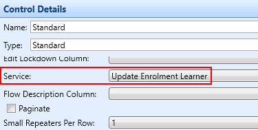 Update enrolment learner service