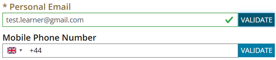 AFD widgets in ontrack staff hub