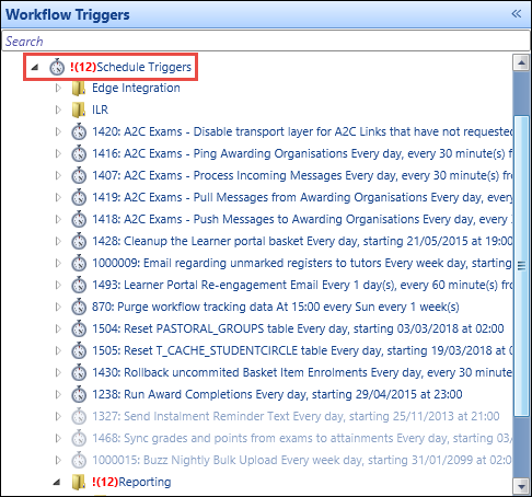 Schedule Triggers node