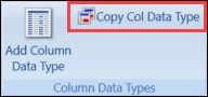 Copy Col Data Type button