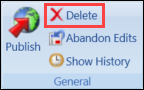 Delete button