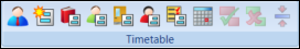 Timetable ribbon