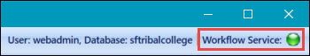 Workflow Service Status