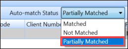 Partially Matched option