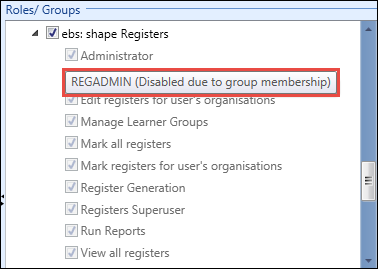 Group membership tooltip