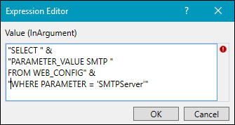 Expression Editor Visual Basic example