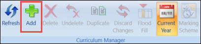 Manage awards in the curriculum module