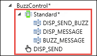 Buzz standard controls