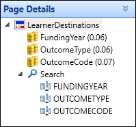 Filtered columns