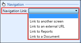 Navigation Link field