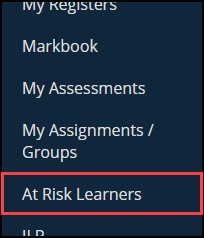 At Risk Learners option