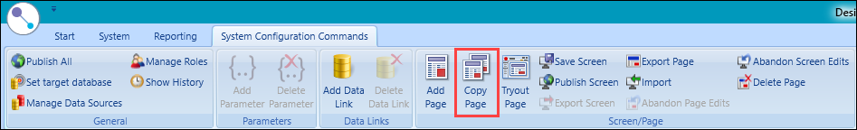 Copy Page option