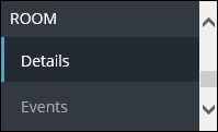 Room navigation pane