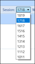 Session drop-down