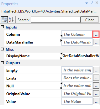 GetDataMarshallerValue Activity