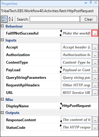 HttpPostRequest properties